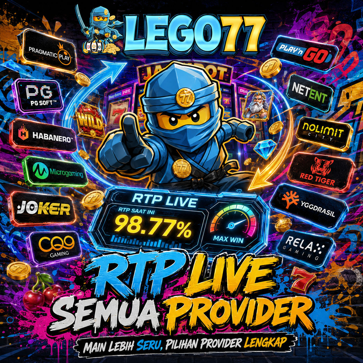 LEGO77 : Destinasi Pilihan Untuk Situs Terlengkap Permainan Slot Online