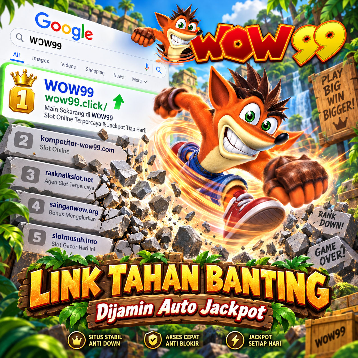 WOW99 : Link Situs Alternatif Game Online Terbaru Hari Ini by Hey siriusly