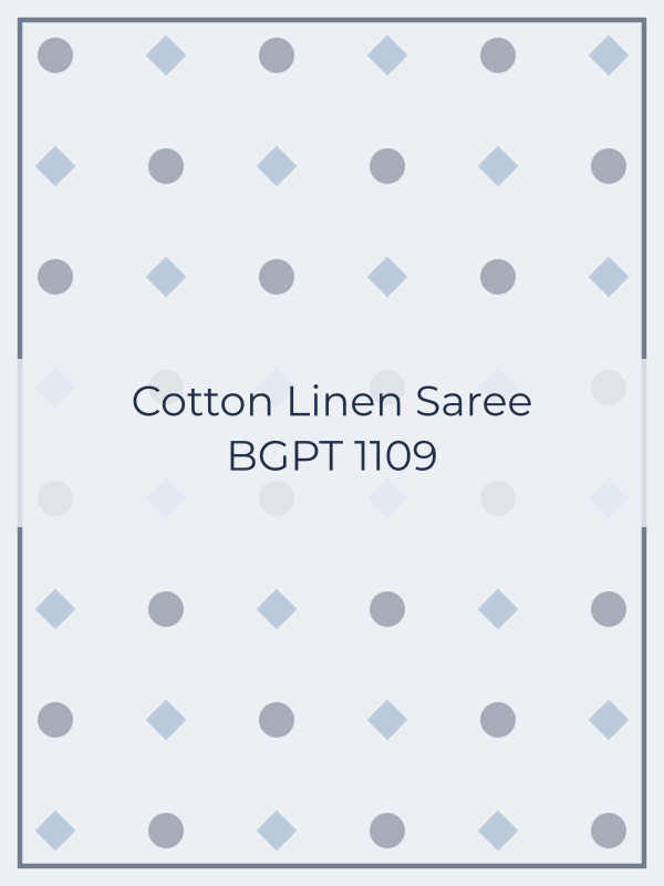 Cotton Linen Saree BGPT 1109