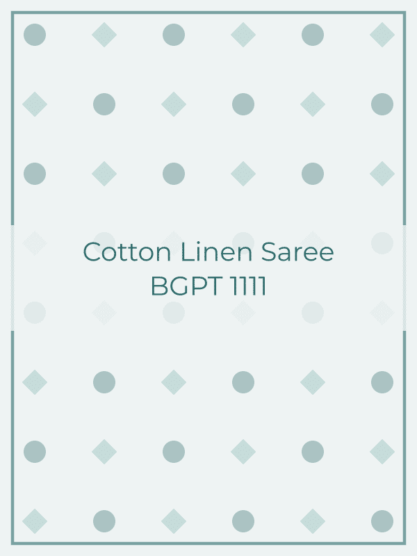 Cotton Linen Saree BGPT 1111