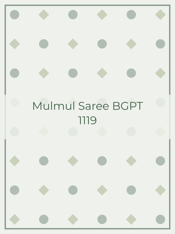 Mulmul Saree BGPT 1119