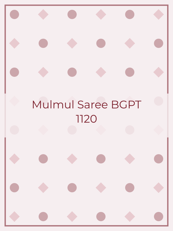 Mulmul Saree BGPT 1120