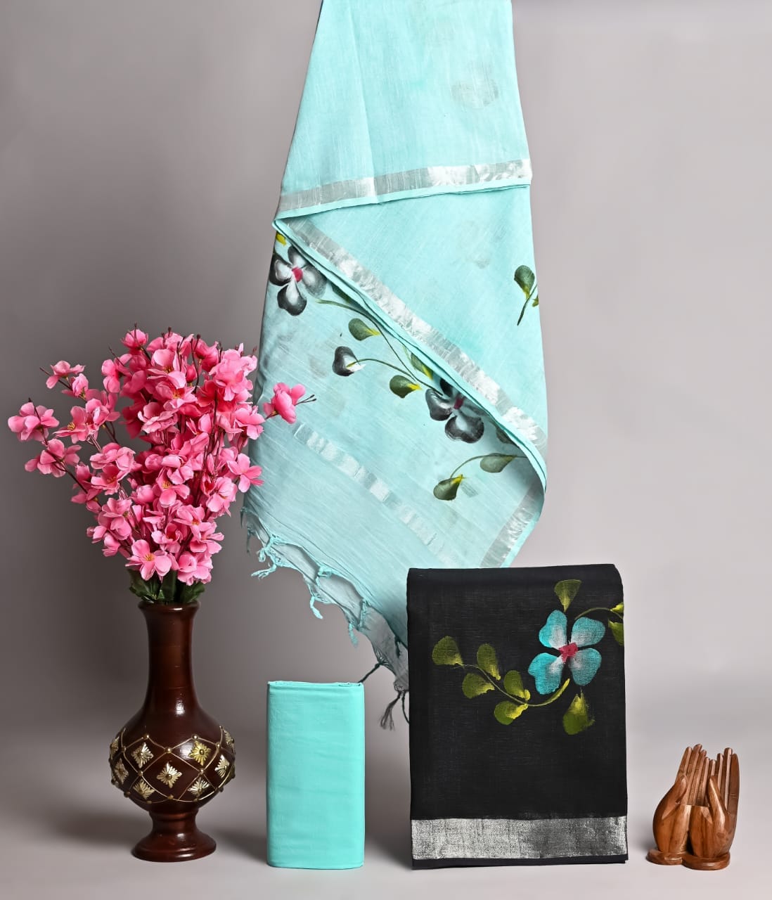 Kota Dupatta Cotton Suit (BG57)