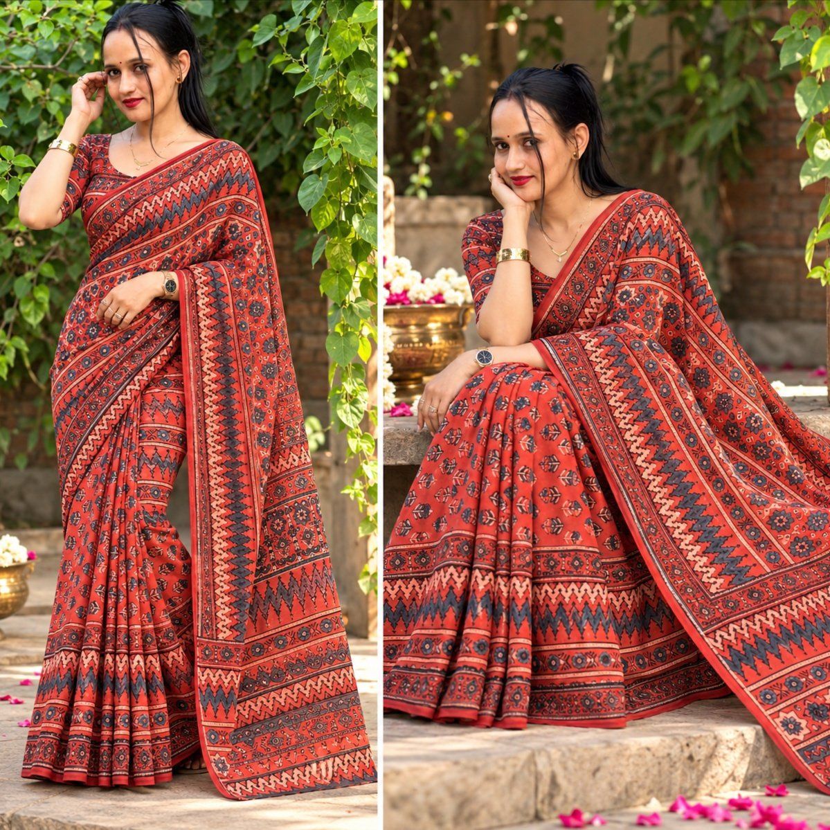 Model Silk Saree - Photo 1