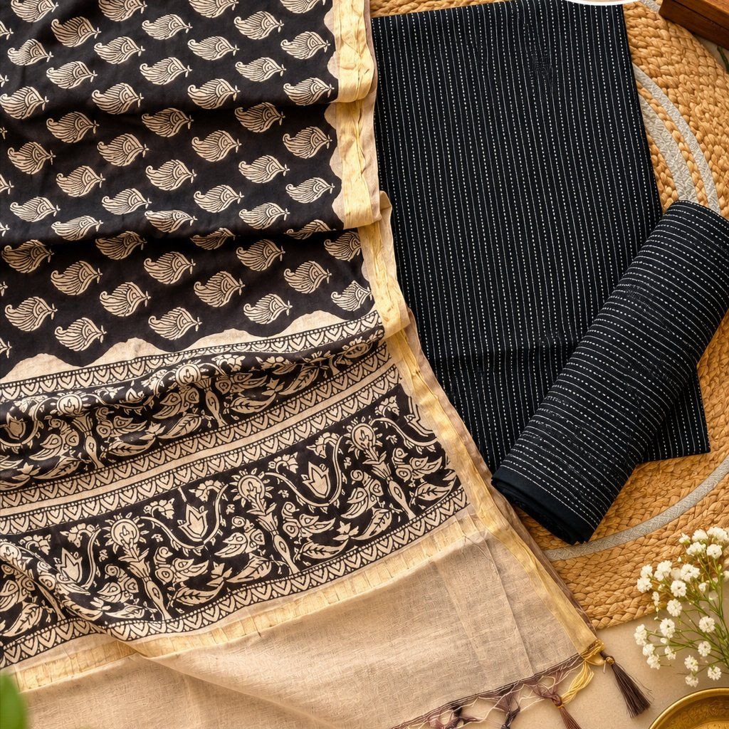 ✨Kantha Cotton Suit - Photo 1