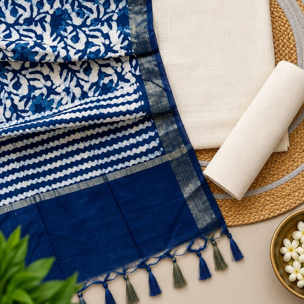 ✨Kantha Cotton Suit - Photo 1