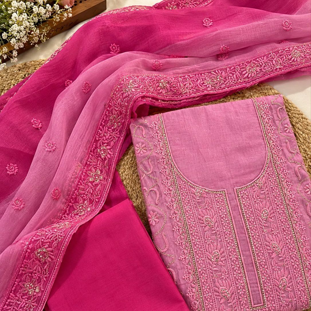 Mal Chanderi Suit - Photo 2