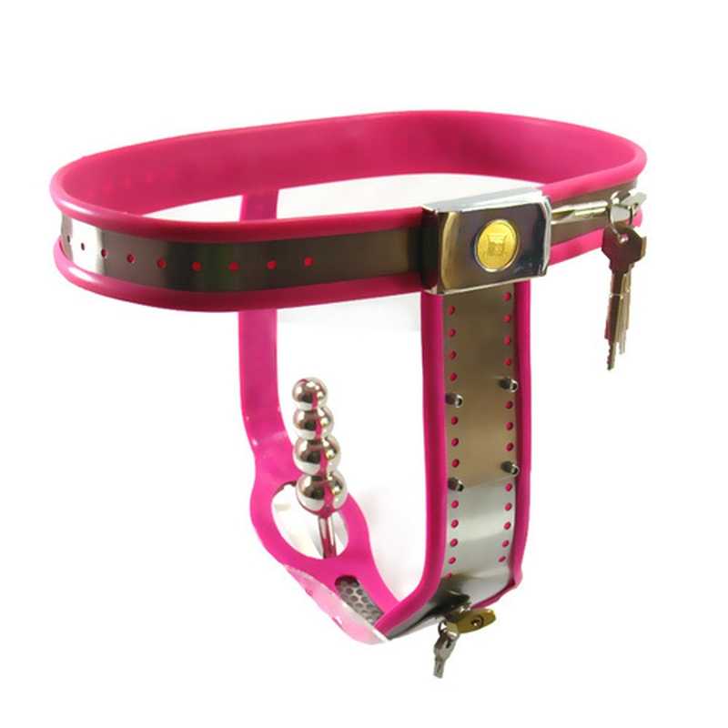 Female Chastity Belt With Plug