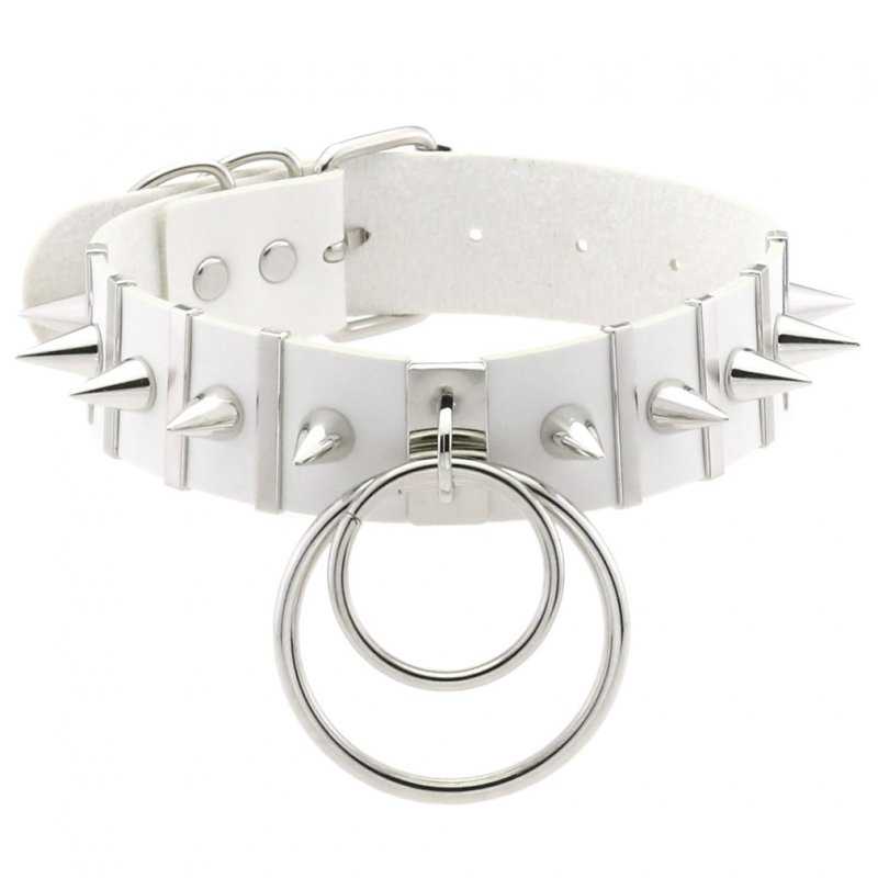 Stylish Spiked BDSM Collar Fetish and Kink Wear