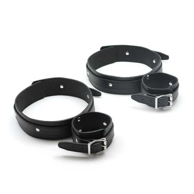Violent Delights Thigh & Wrist Restraints BDSM Cuff Hells Couture