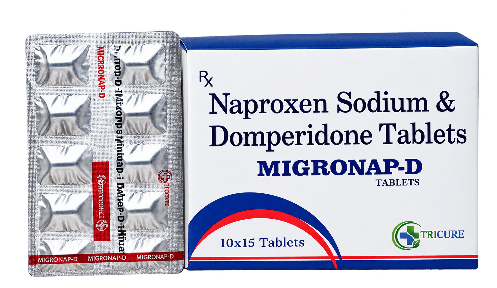 MIGRONAP D 500 mg