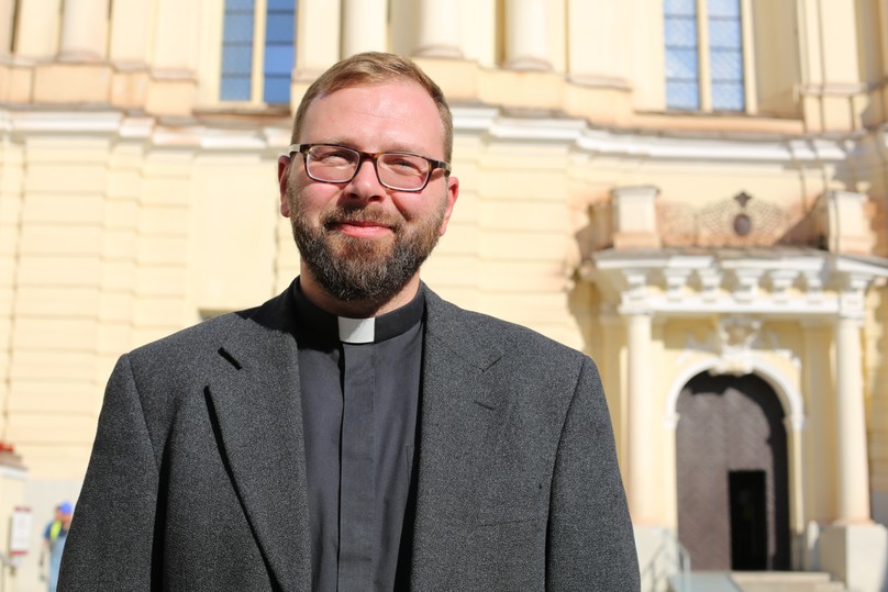 Kunigas Eugenijus Puzynia. Vaidos Blažytės nuotr.