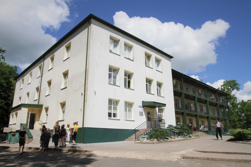 Adakavo socialinių paslaugų namų pagrindinis korpusas. /