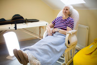 „Senjorų darželio“ lankytoja. /