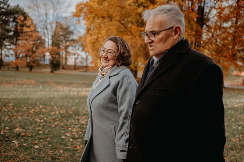 Vida Sokienė su savo vyru