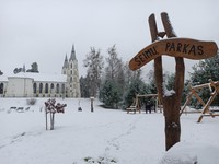 Krikštonių kaimas. /