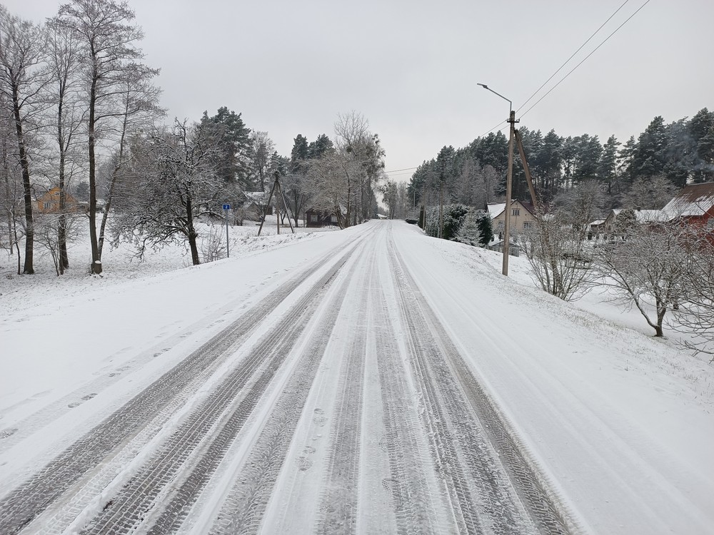 Krikštonių kaimas. /