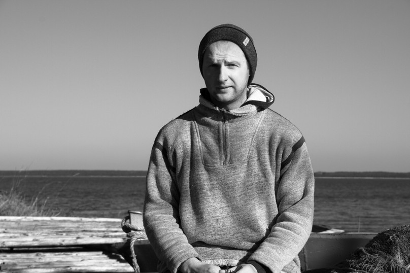 Juodkrantės žvejas Karolis Tamulis