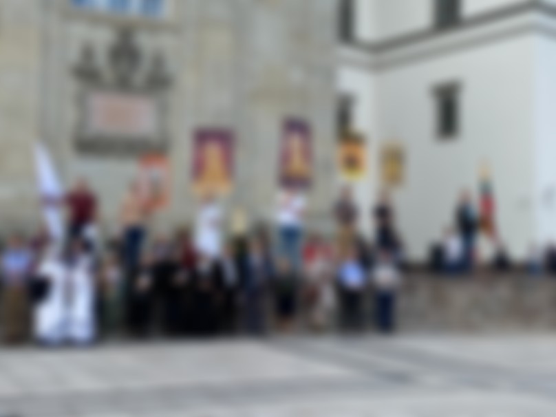 Protestas prieš „Pride“ eitynes Vilniuje.