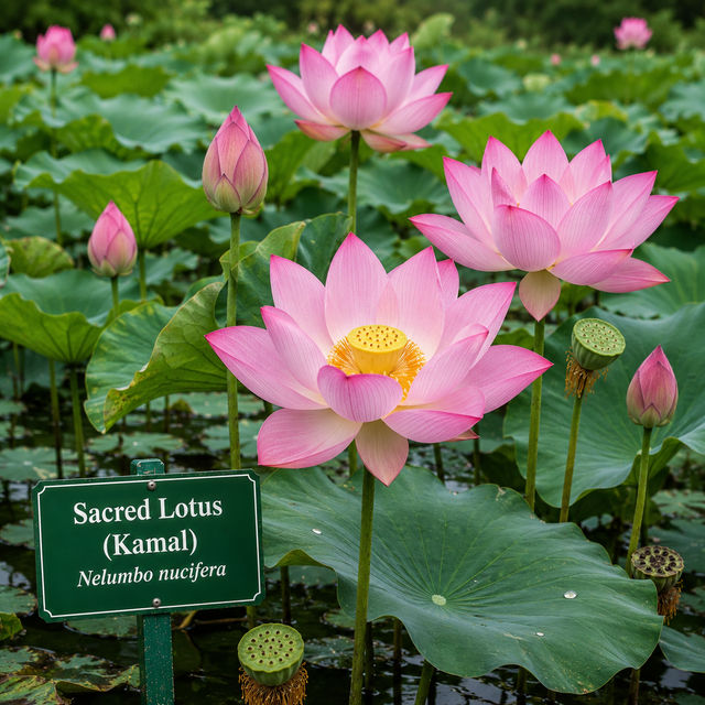 Sacred Lotus (Kamal)