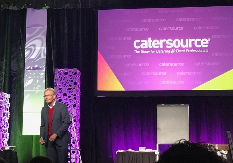 Bill Hansen speaking at Catersource 2019