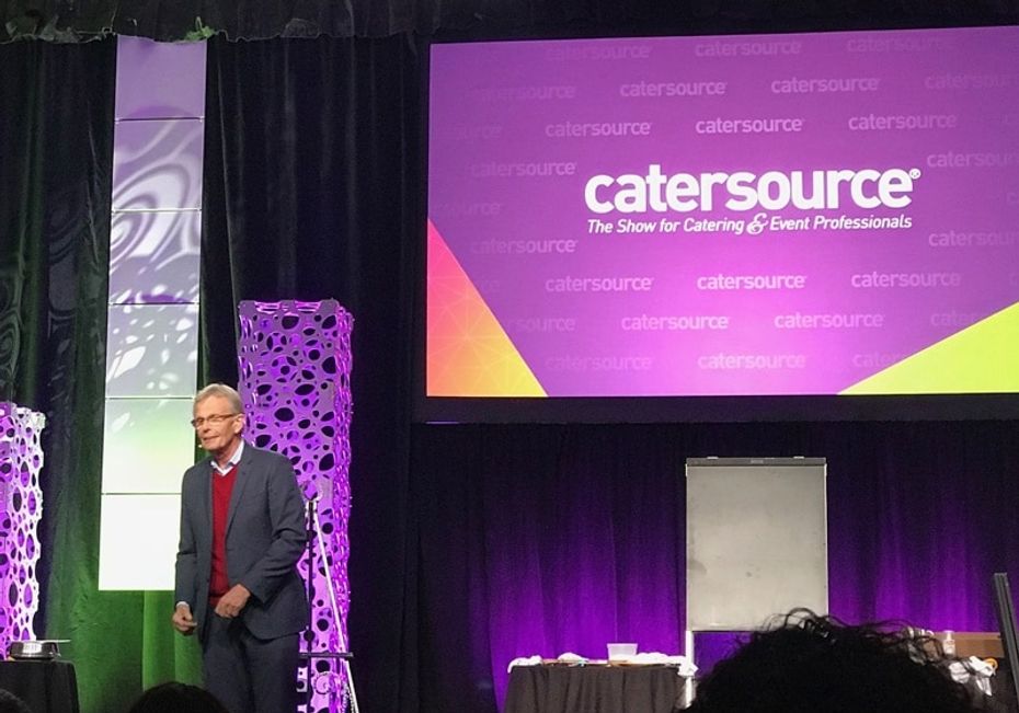 Bill Hansen speaking at Catersource 2019