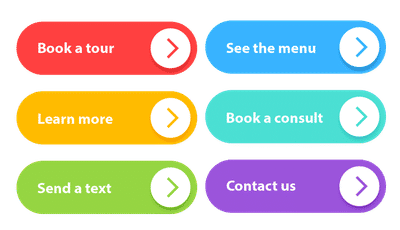 Catering website call to action (CTA) examples