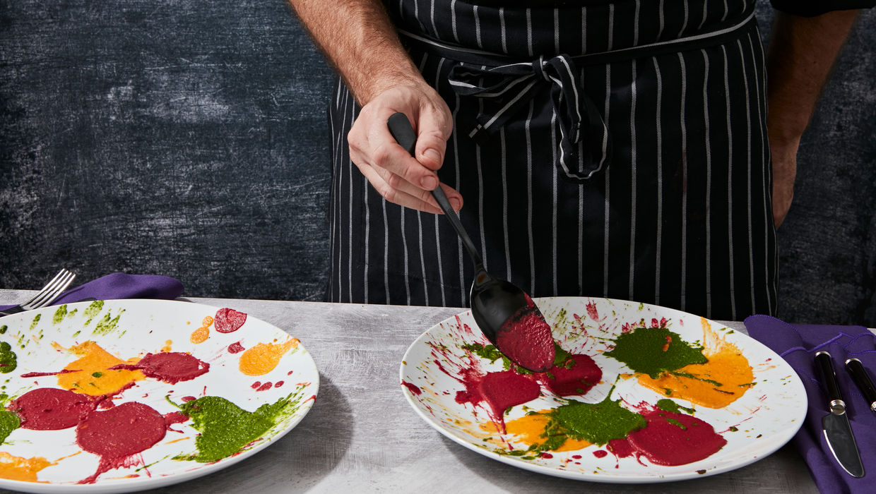 Abstract Vegan, Action Shot NYC Catering