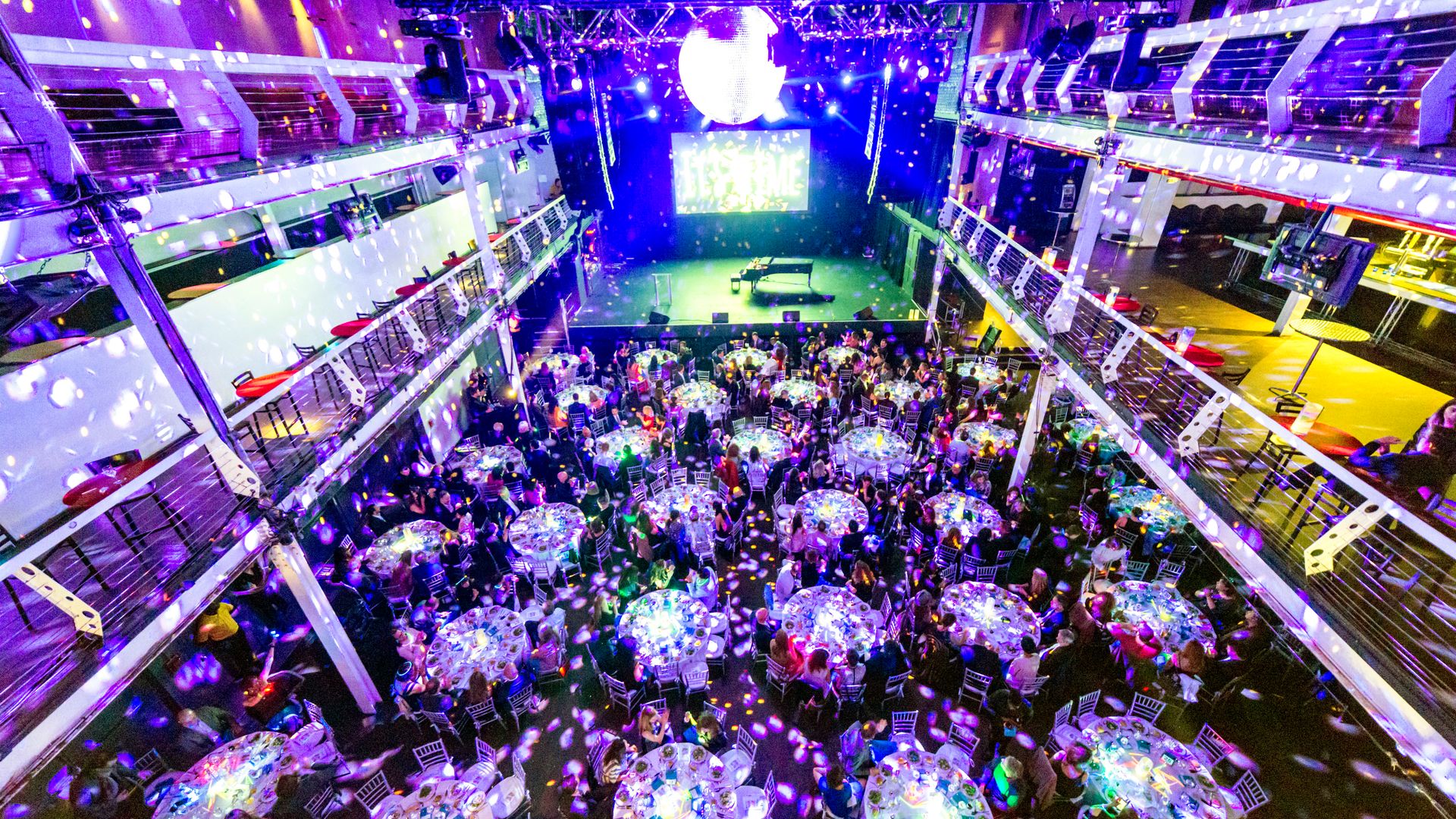 Wide Shot Of NYC Catering Event