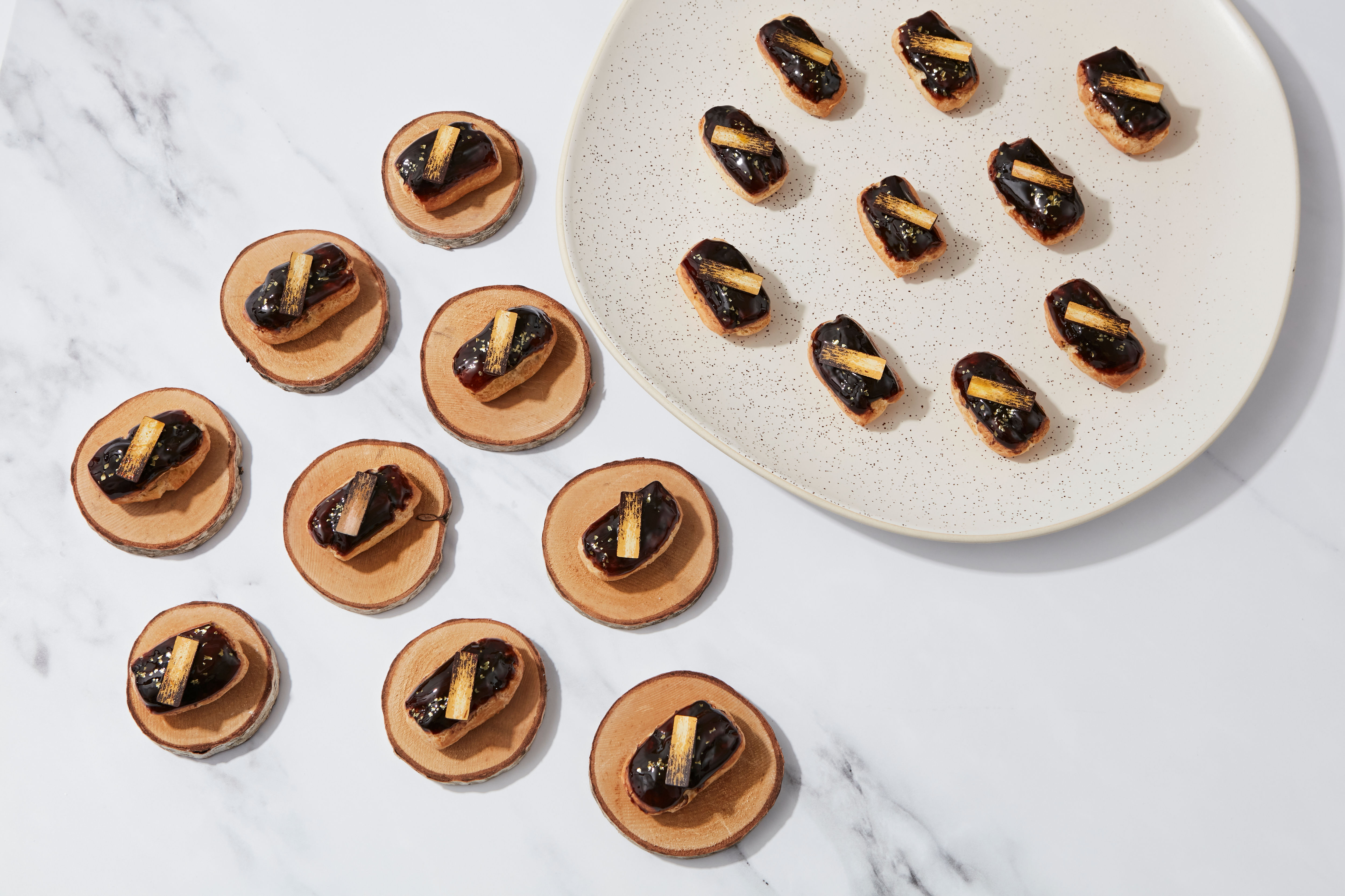 Chocolate Eclairs NYC Catering