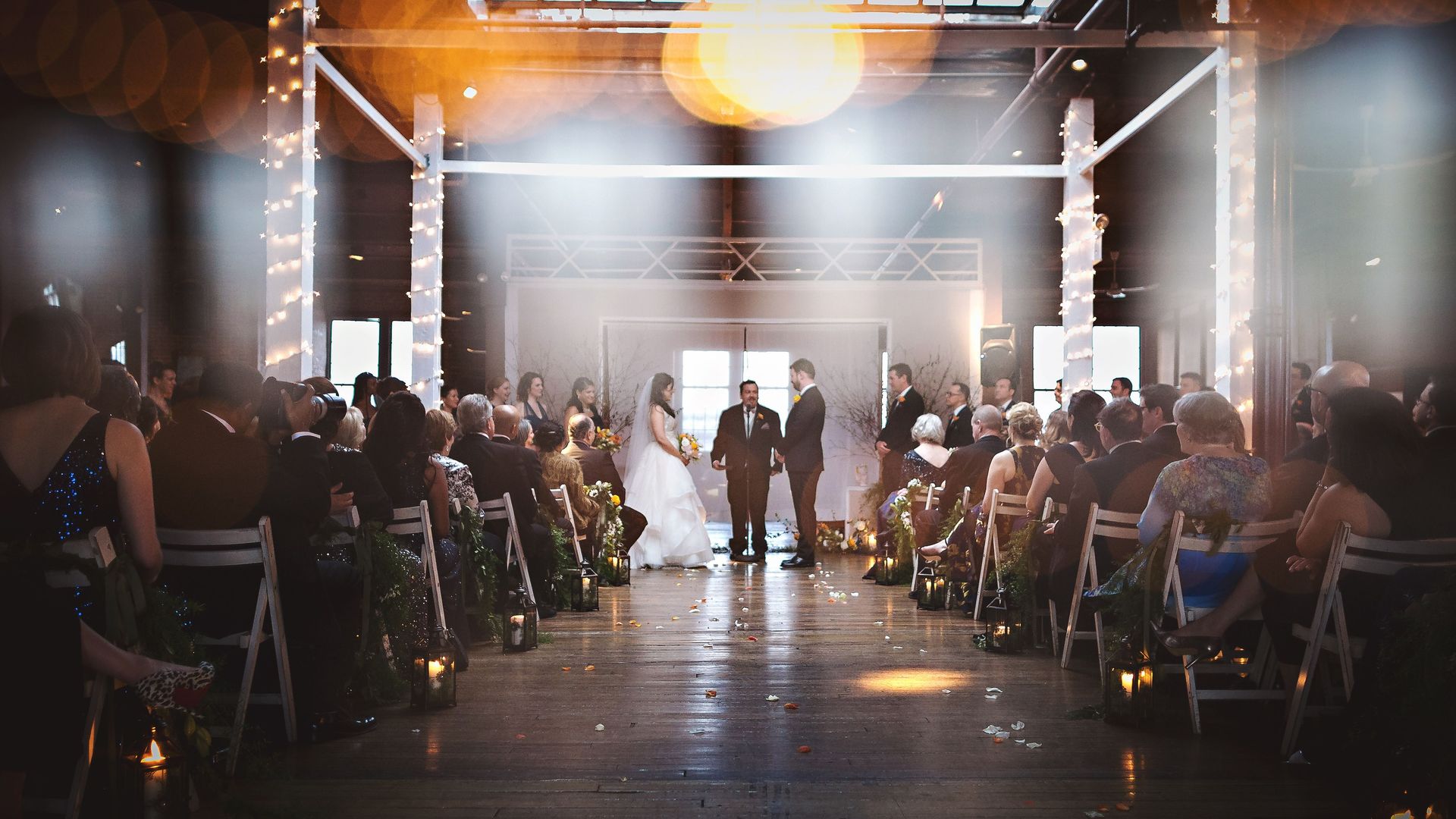 Magical wedding ceremony