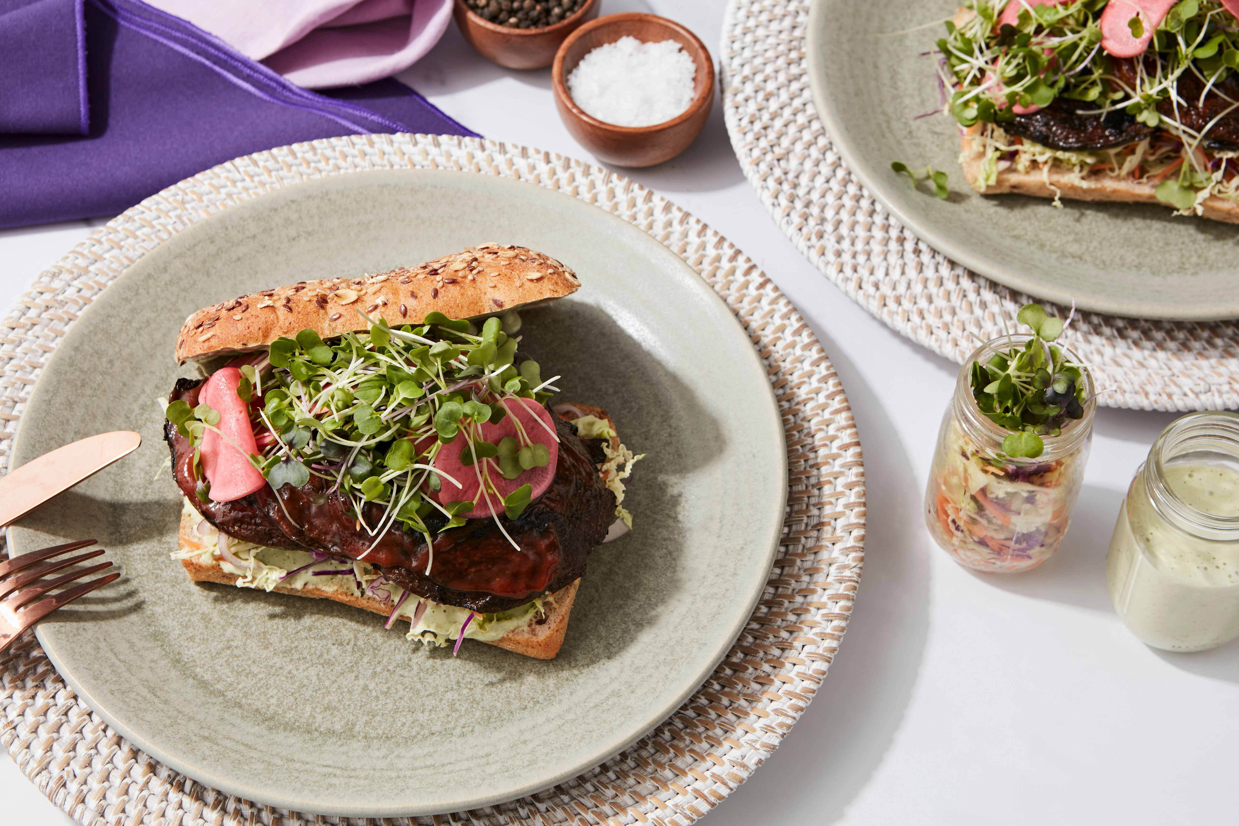 Bbq Mushroom Sandwich NYC Catering