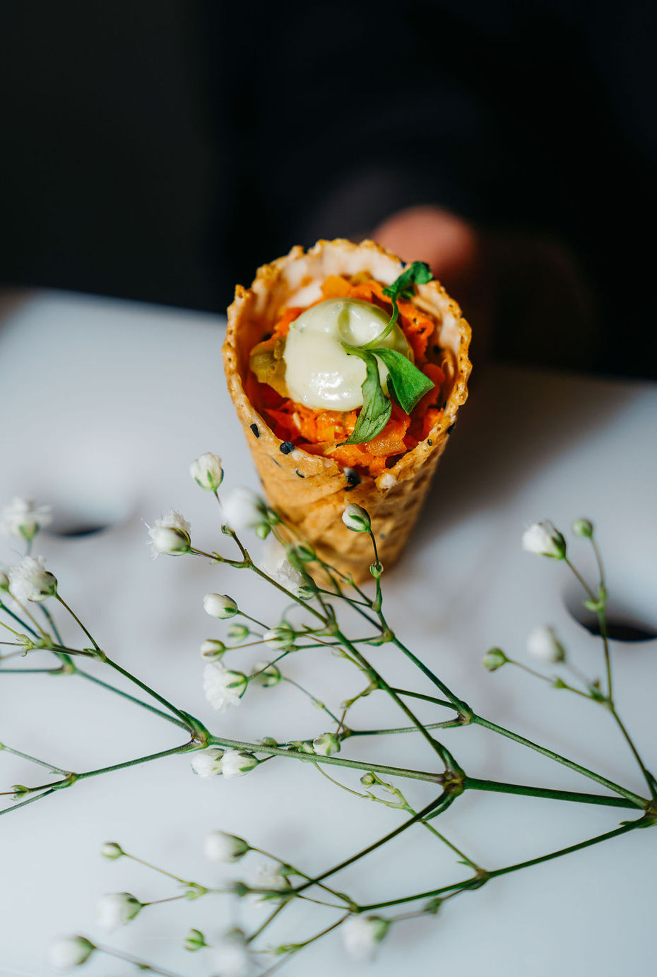 nyc corporate cocktail party vegan appetizer catering