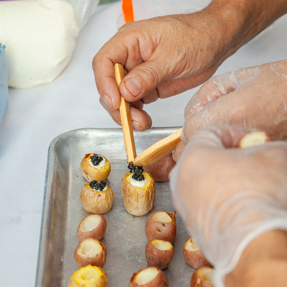 nyc corporate cocktail party appetizer catering