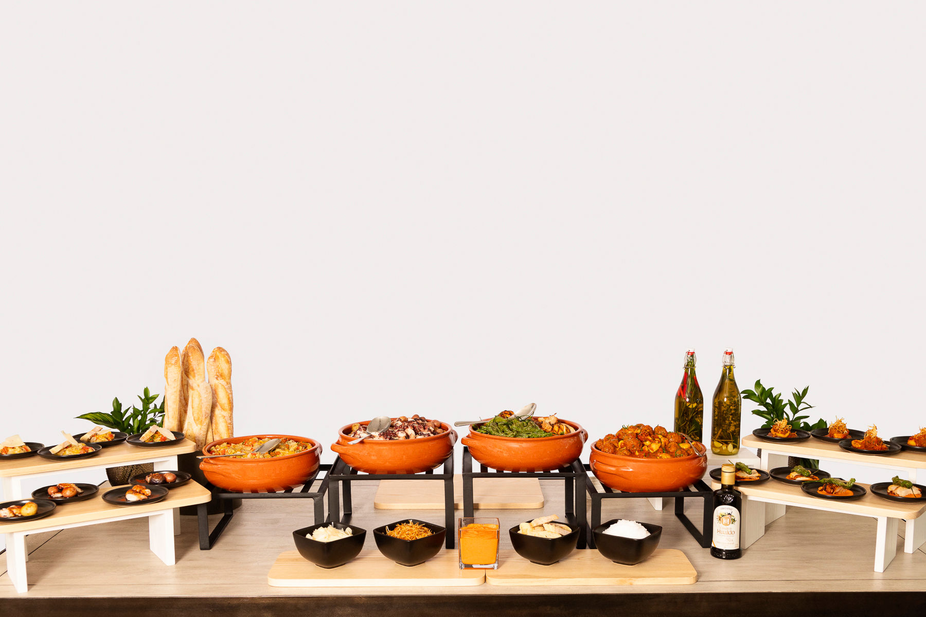 Relish tapas bar with hot dishes and small plates