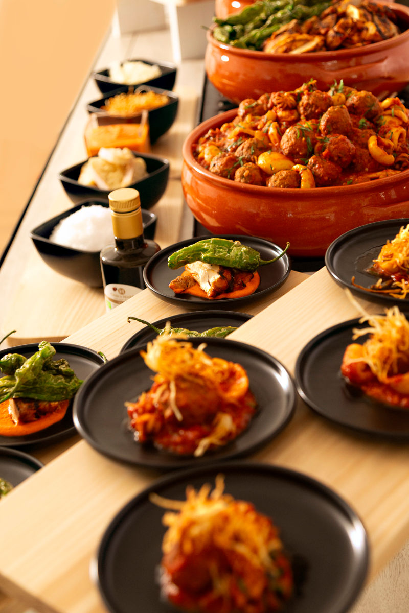 Tapas served at a Relish-catered corporate event
