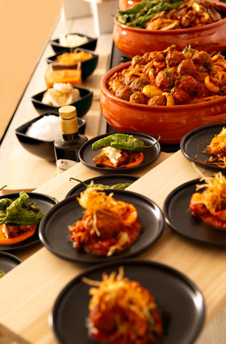 Tapas served at a Relish-catered corporate event