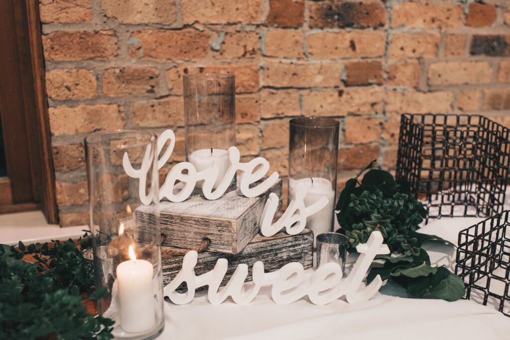 love is sweet sign