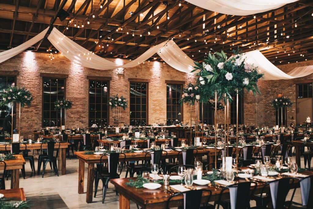 The BRIX on the Fox wedding setup