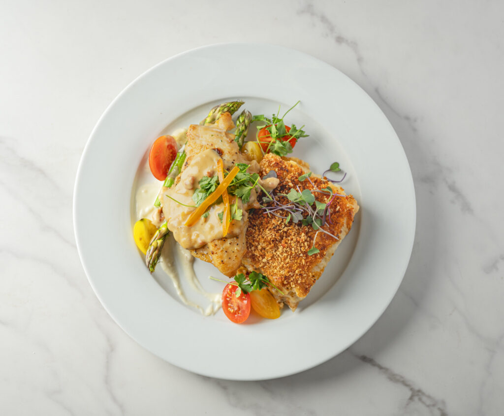 Chicken Prosecco Sauteed chicken breast with sun-dried tomatoes and basil-prosecco sauce