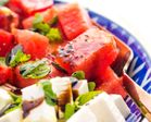 watermelon feta mint salad