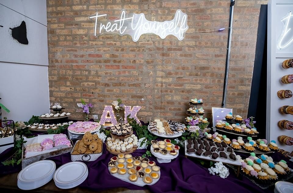 dessert table spread