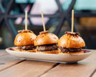 3 beef sliders