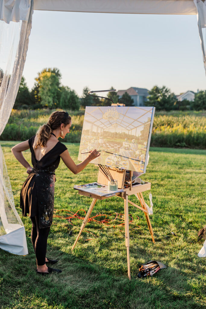wedding day painter