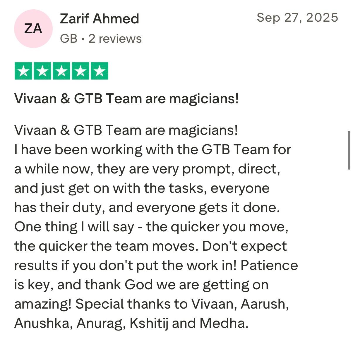 Zarif · United Kingdom