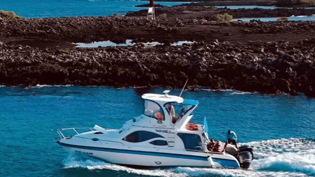 Galapagos tour boat ready for adventure