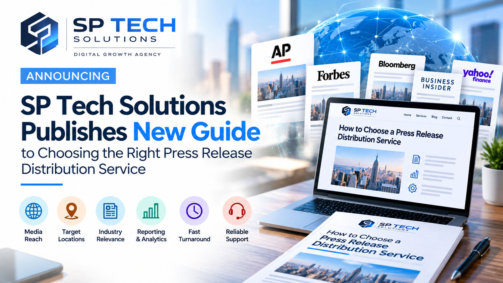 SP Tech Solutions Publishes New Guide to Choosing the Right Press Release Distribution Service