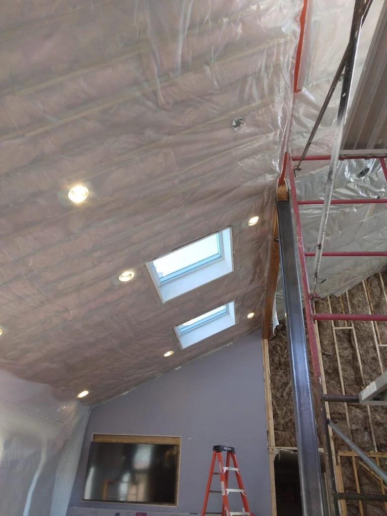 Insulated roof in Aurora home