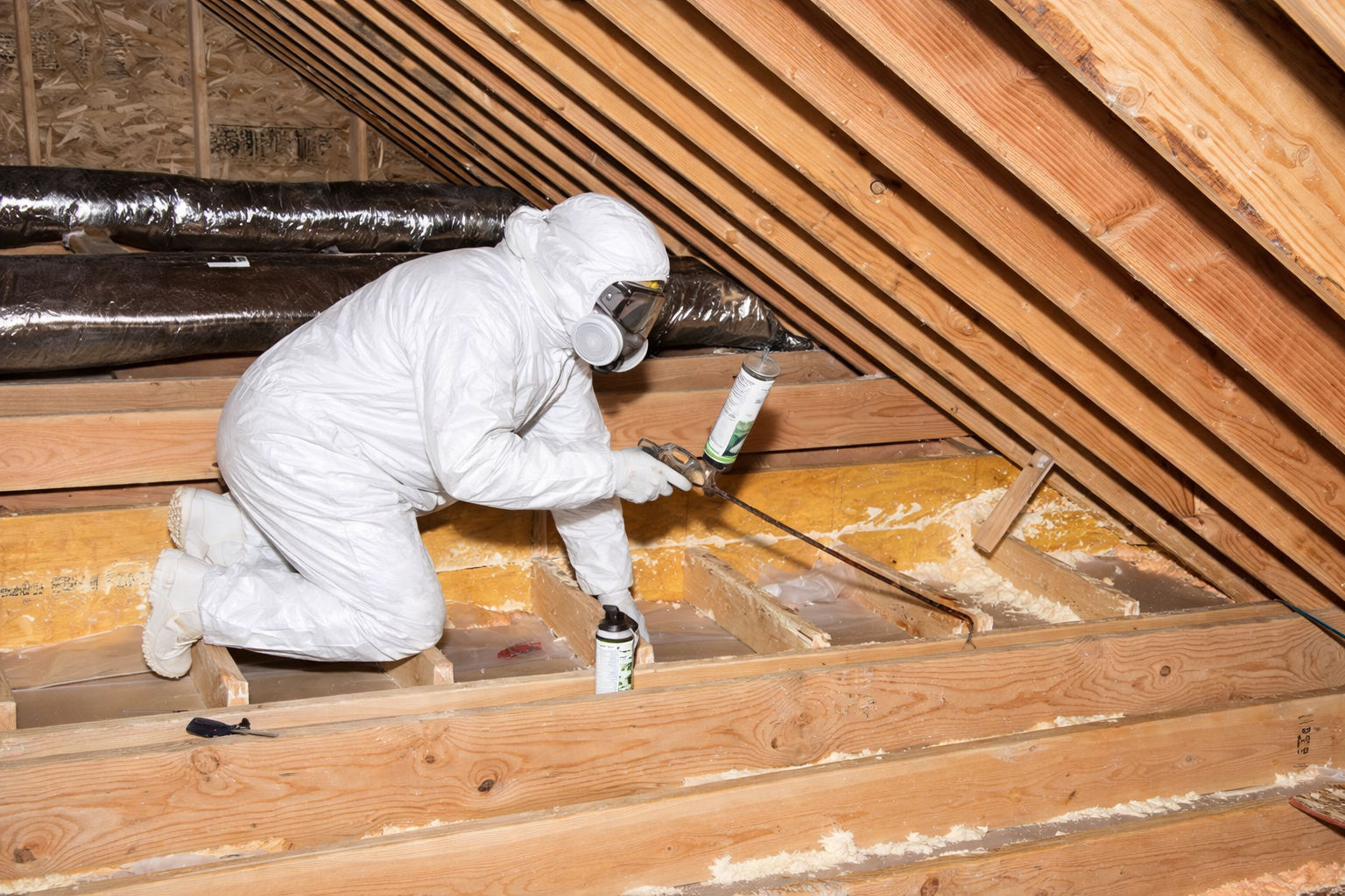 Air sealing project photo