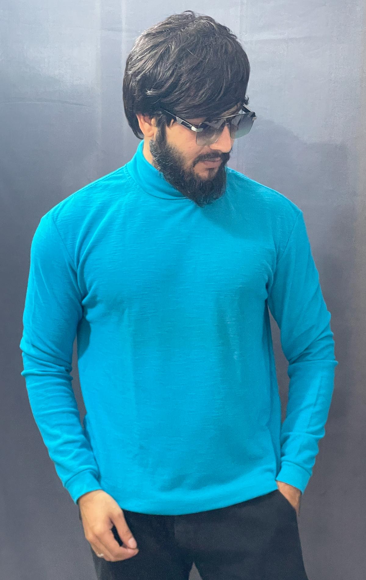 LIGHT RAMA HIGH NECK PLAIN TSHIRT 296 P129